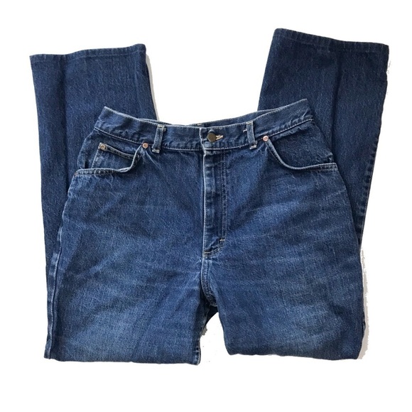 Vintage High Rise Mom Jeans Dark Wash 16p - Picture 2 of 8